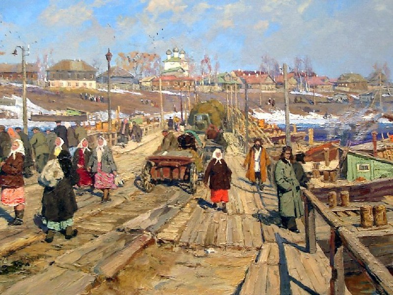 Кострома из-под кисти русских художников